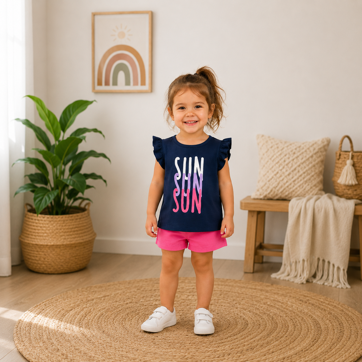 Lupilu Girls Cotton T‑Shirt
