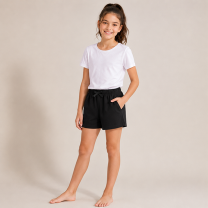 Pepperts Girls' Cotton Shorts