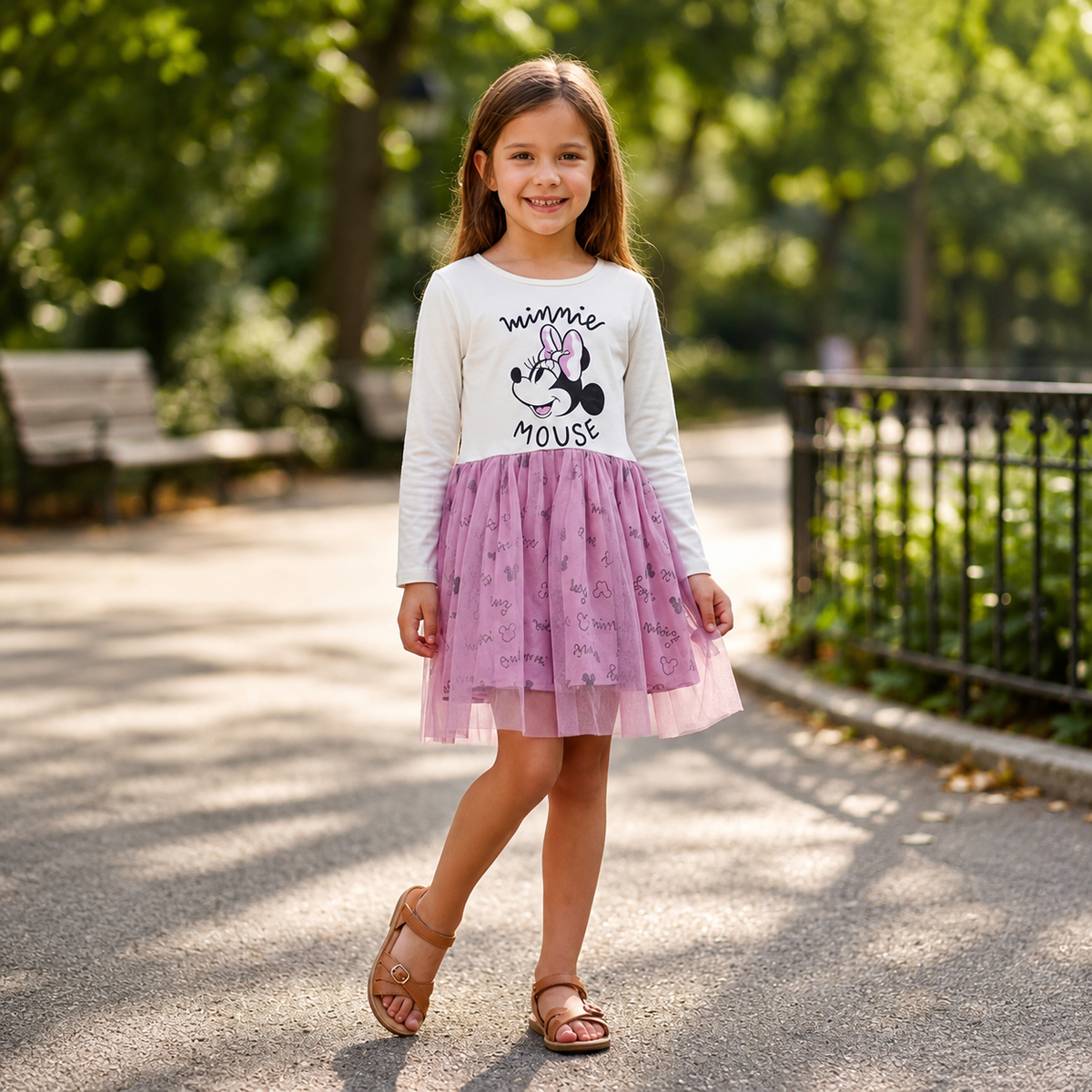 Disney Girls'Tulle Skirt Dress