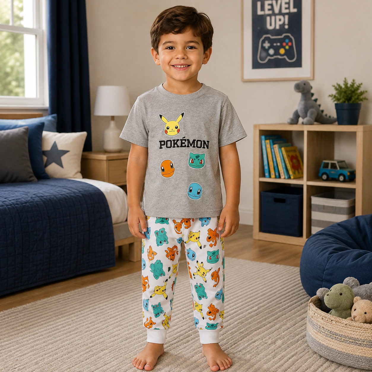 Kids' Boys' Short Sleeve T-Shirt and Loungewear Pants Set
