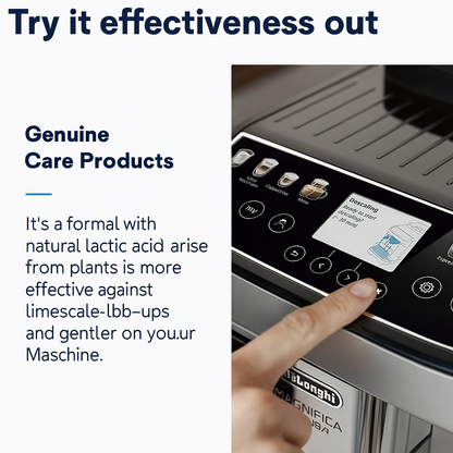 De'Longhi EcoDecalk 100ml Eco-Friendly Natural Limescale Coffee Machine Descaler