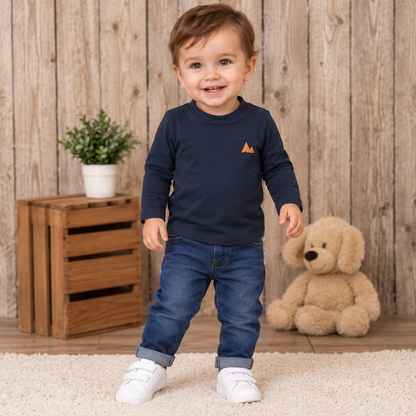 Baby Boys Long Sleeve Cotton T-Shirt