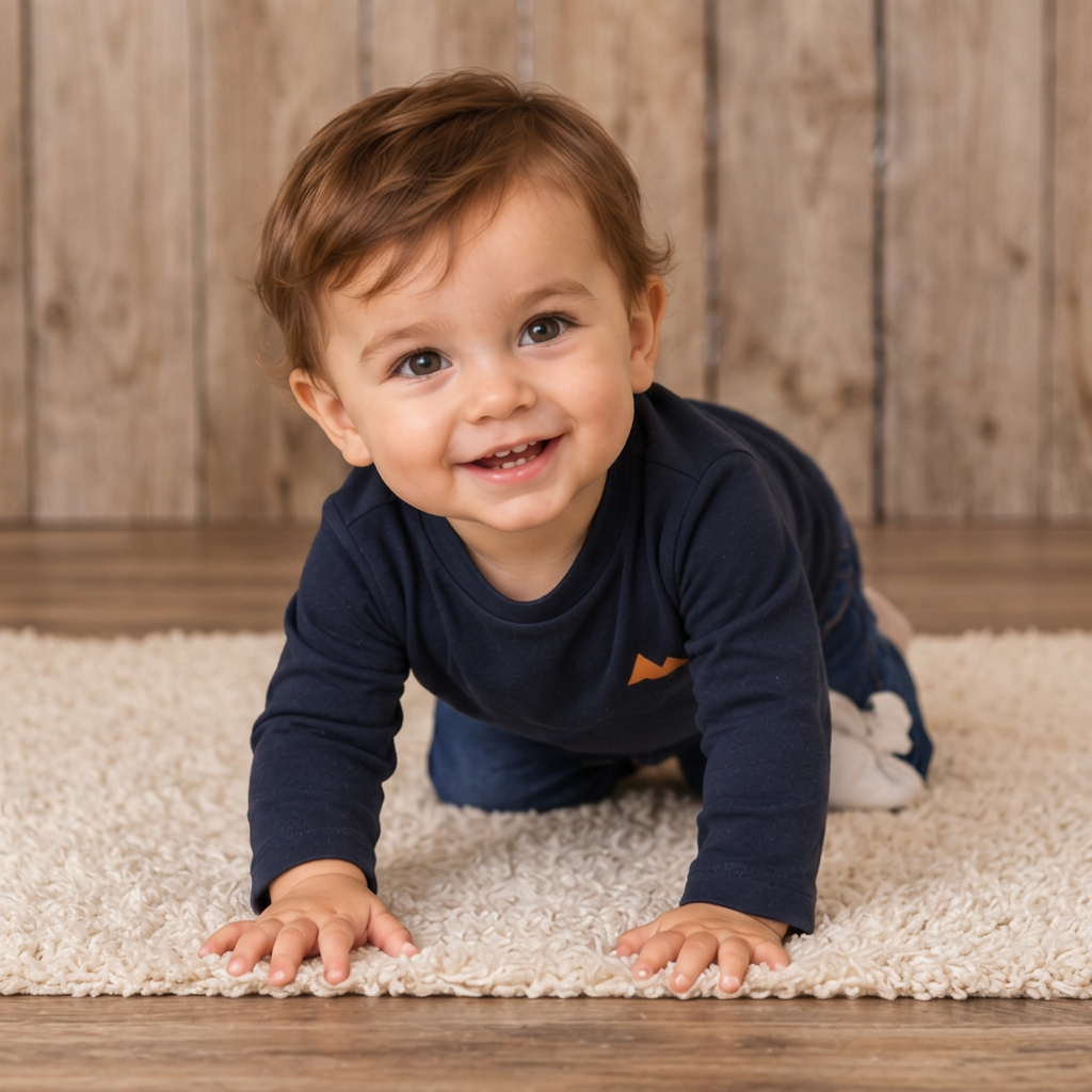 Baby Boys Long Sleeve Cotton T-Shirt
