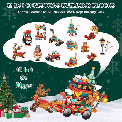 Christmas Sleight Advent Calendar Building Blocks Set – 24 Days