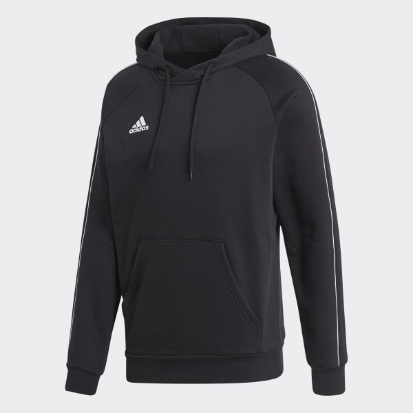 Adidas Core 18 Men's Lightweight Football Hoodie Black