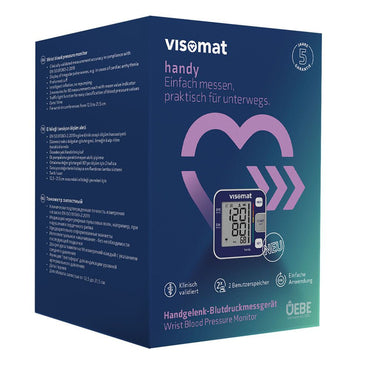 Visomat Handy Digital Wrist Blood Pressure Monitor - Accurate, Portable, & Easy-to-Use