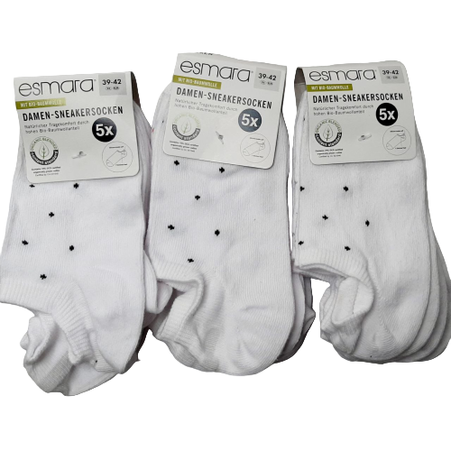 Lidl Esmara Women's Sneaker Socks Bulk Pack - 464 Pairs Comfortable