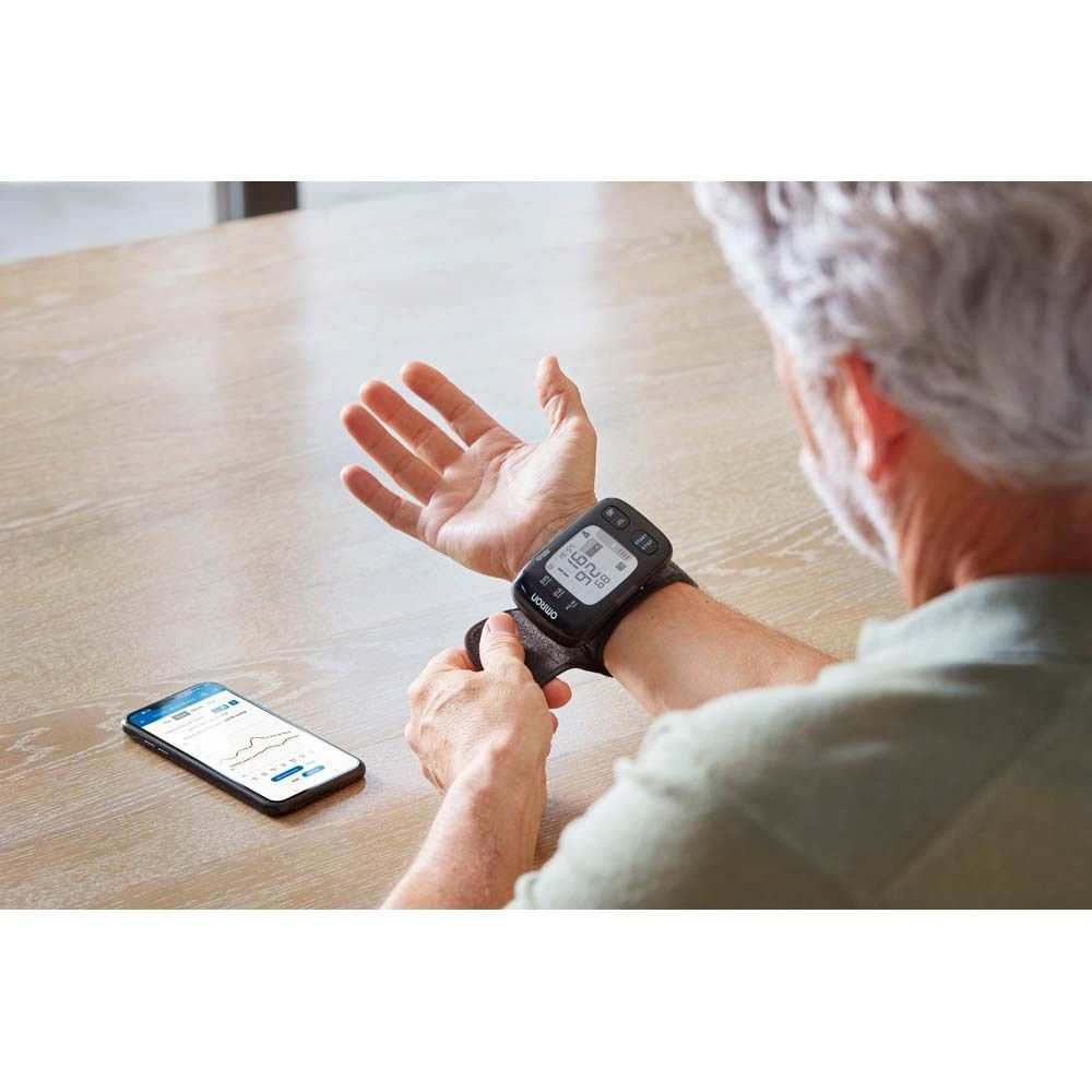 OMRON RS7 Intelli IT Wrist Blood Pressure Monitor for Accurate Home Monitoring