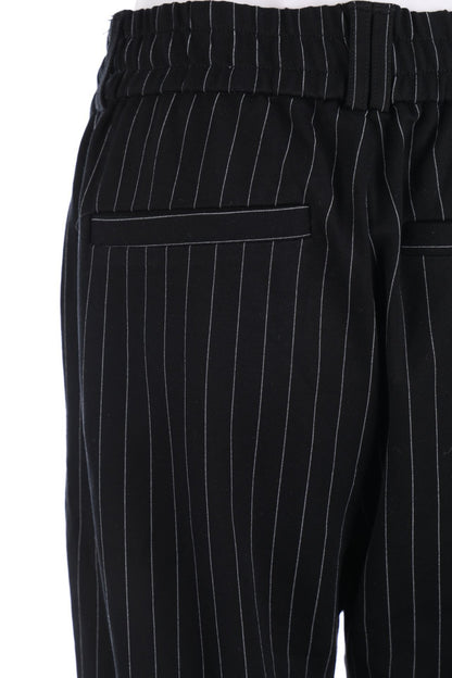 AMISU Women's Comfortable Black Jogger Pants with Drawstring Waist Size L