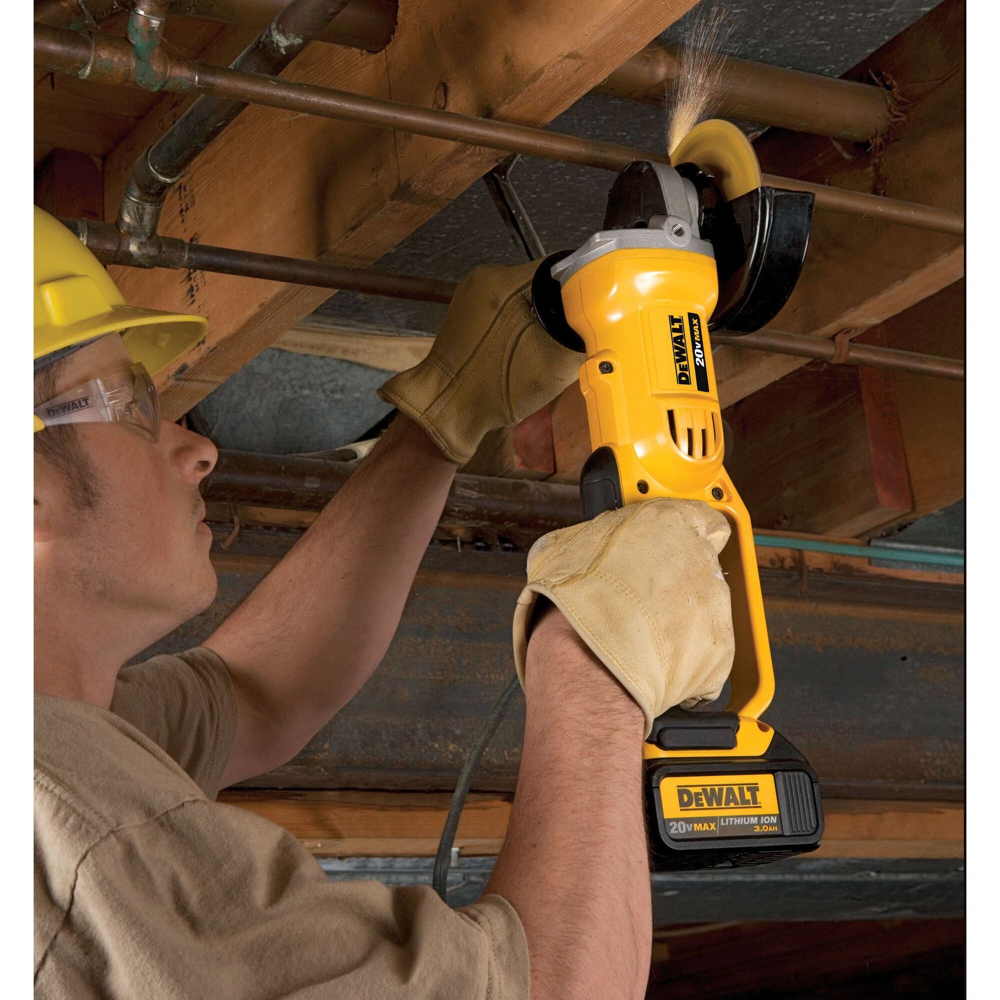DEWALT 20V MAX 5-Inch Cordless Angle Grinder Tool with Trigger Switch