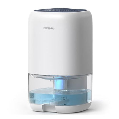 CONOPU DH-CS01 Dehumidifier 1000ml Tank 450ml/Day Peltier Technology Quiet 39dB Auto Shut-Off