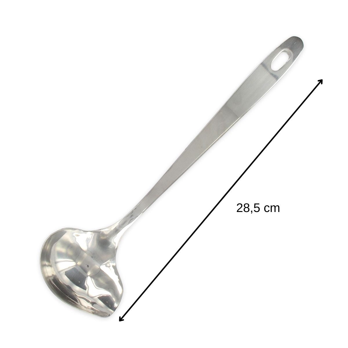 Fackelmann Oxford Oval Stainless Steel Sauce Ladle - 28.5 cm