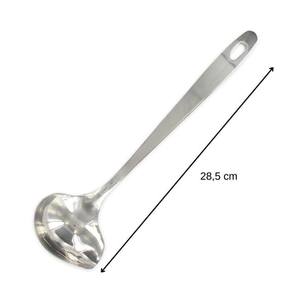 Fackelmann Oxford Oval Stainless Steel Sauce Ladle - 28.5 cm