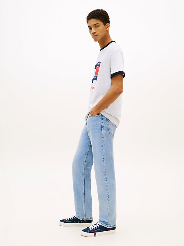 Men's Ryan Faded Slim Straight Leg Jeans - Comfortable Stretch Denim