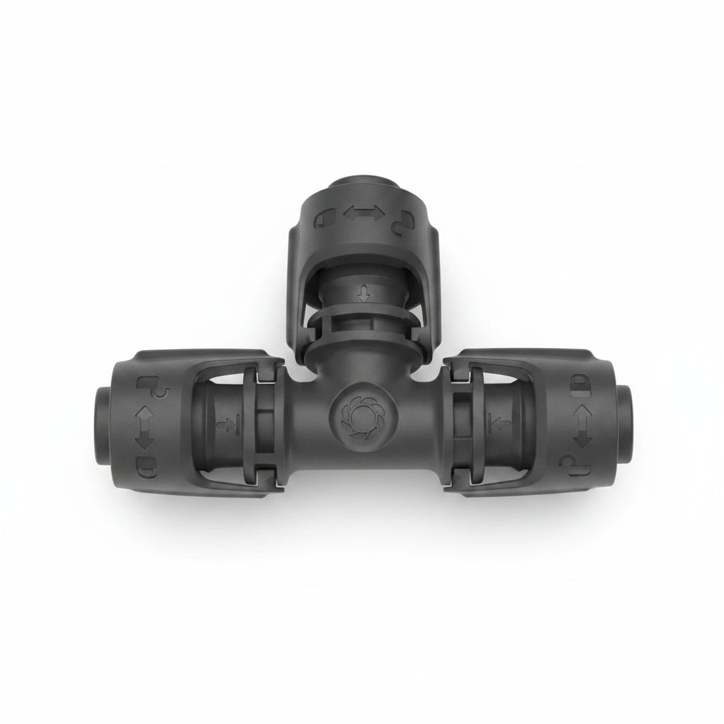 GARDENA 13201-26 13 mm Micro-Drip-System T-Joint 2-Pack