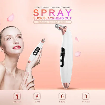 B01 Professional Blackhead Remover Vacuum Pore Cleaner Tool 3 Suction Levels
