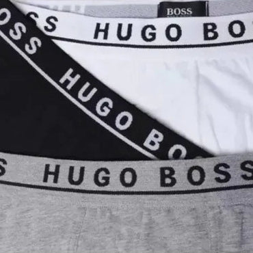 Hugo Boss Men's 3-Pack Cotton Stretch Boxer Trunks - Ultimate Comfort Style