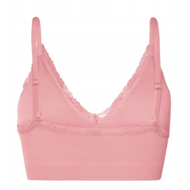 Esmara Women's Seamless Lace Bra Light Pink M 40/42