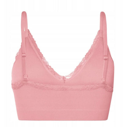 Esmara Women's Seamless Lace Bra Light Pink M 40/42