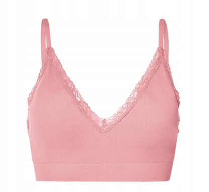Esmara Women's Seamless Lace Bra Light Pink M 40/42