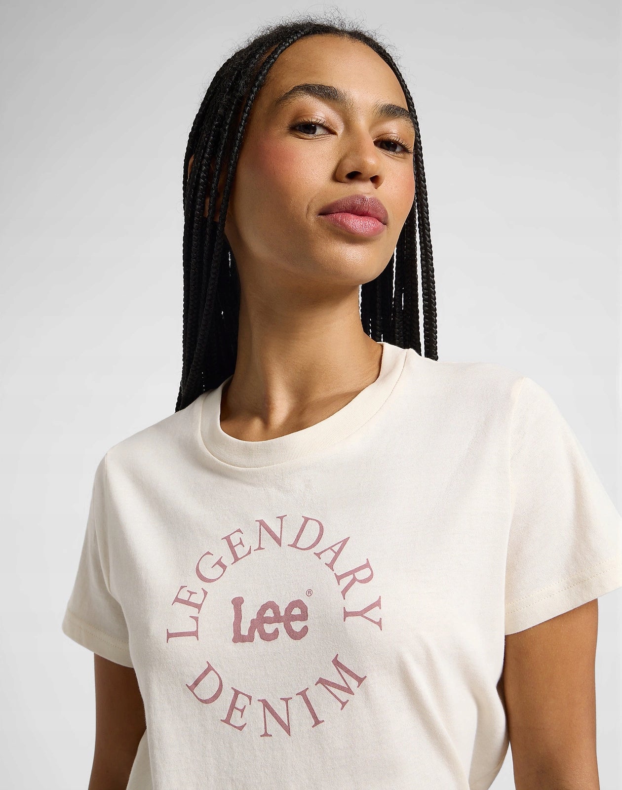 Lee Women's Small Legendary T-Shirt Ecru L