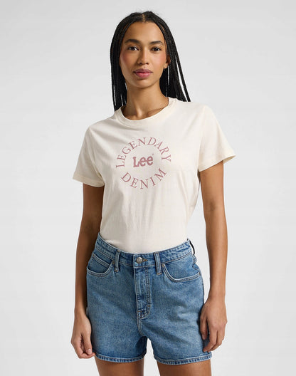Lee Women's Small Legendary T-Shirt Ecru L