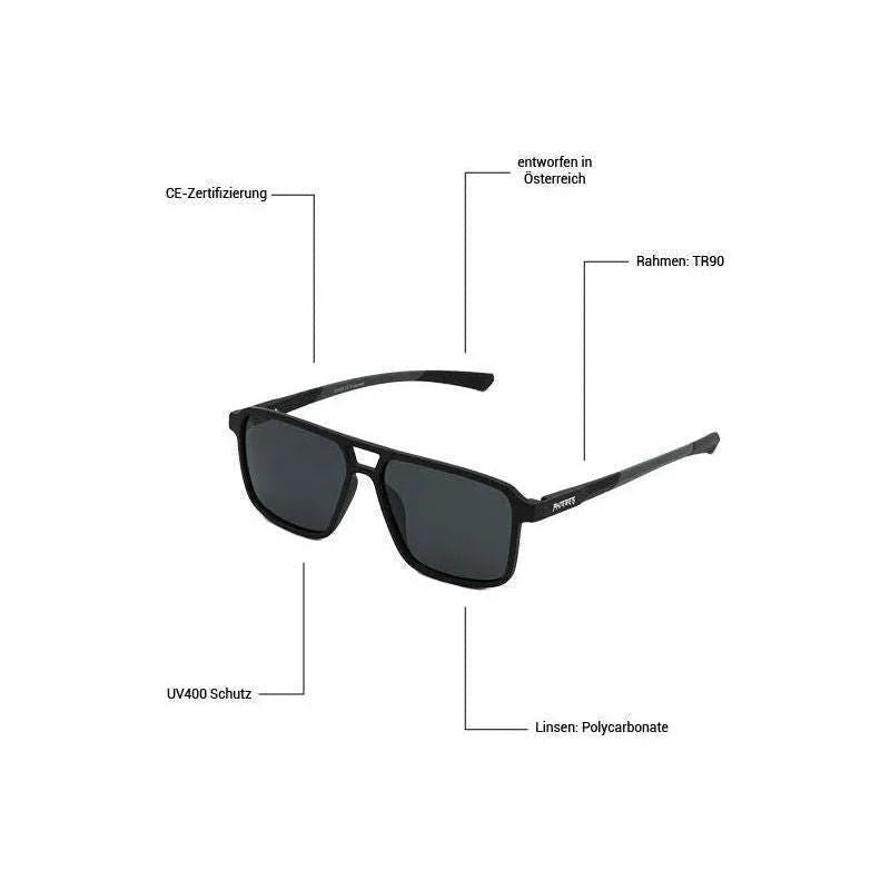 Ultimate Black MTB Performance Sunglasses with UV400 Protection and Durable Frame - Gomix Brands Outlet