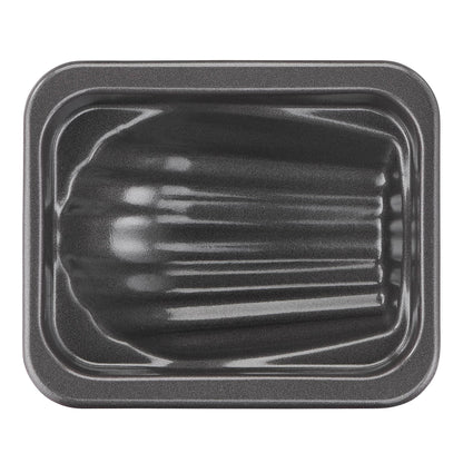 Tefal Creabake 3-Piece Madeleine Molds: Non-Stick Metal Bakeware for Delicious Treats