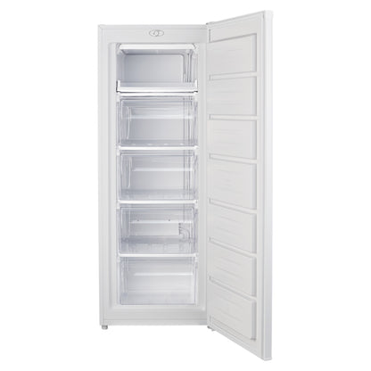 MEDION MD 37372 Upright Freezer: 168L Capacity, 4 Drawers, Energy Class E