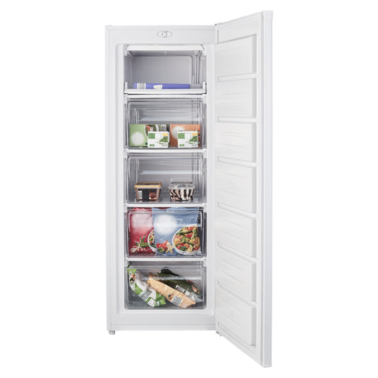 MEDION MD 37372 Upright Freezer: 168L Capacity, 4 Drawers, Energy Class E