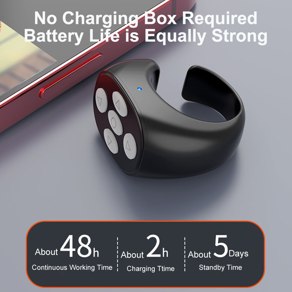 JX-05 Wireless Mobile Phone Bluetooth Ring Remote Control