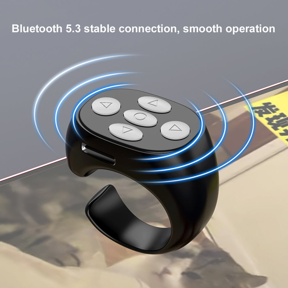 JX-05 Wireless Mobile Phone Bluetooth Ring Remote Control