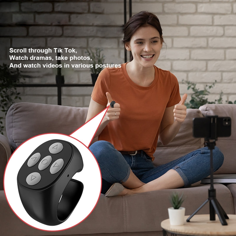 JX-05 Wireless Mobile Phone Bluetooth Ring Remote Control