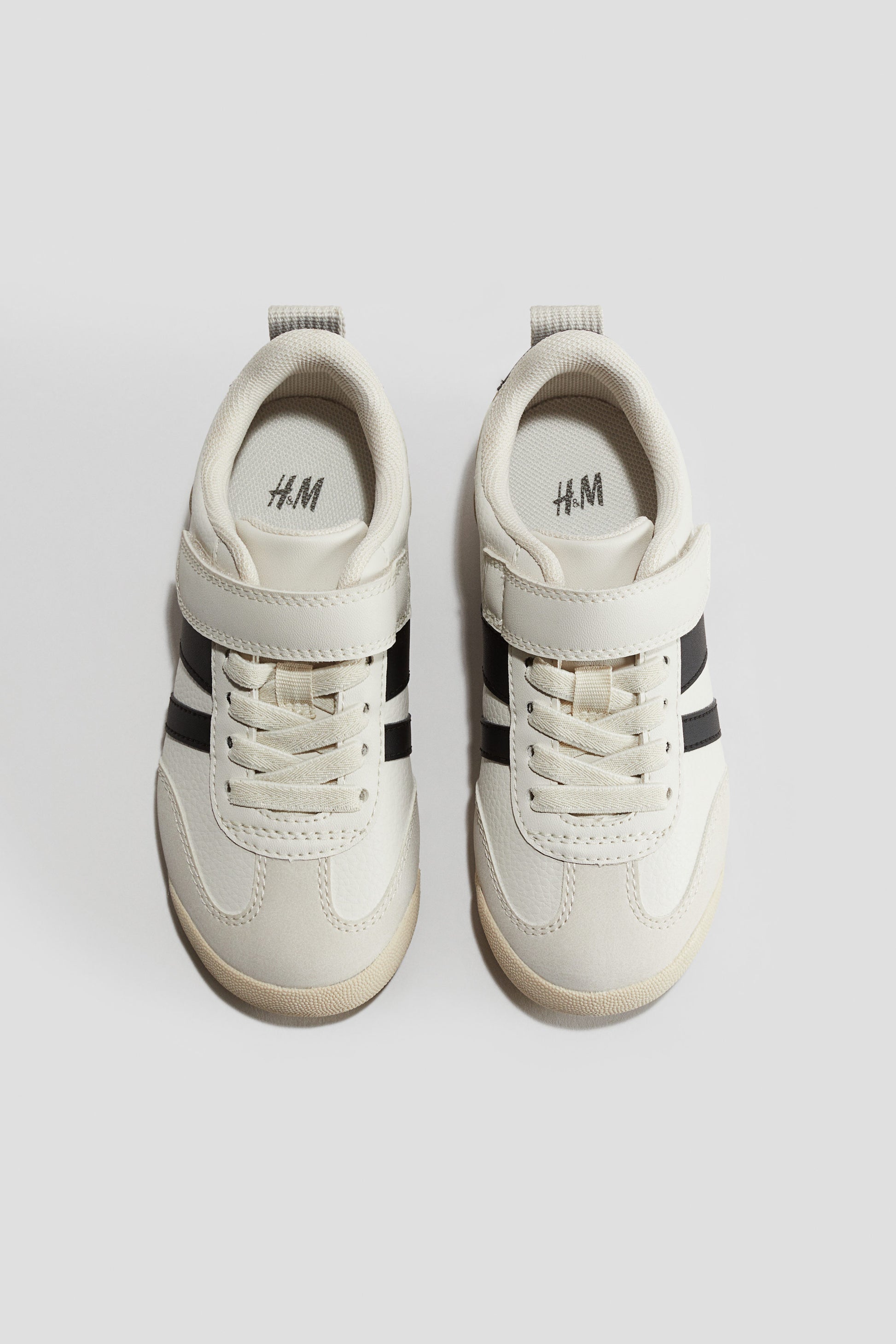 Light Beige H&M Trainers with Elastic Lacing and Cellfit Foam