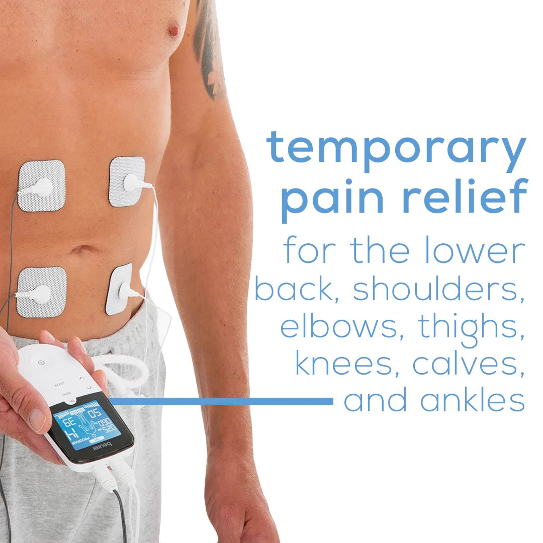 Beurer EM49 3‑in‑1 Portable TENS EMS Muscle Stimulator