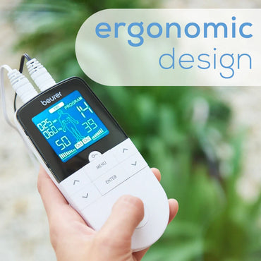 Beurer EM49 3‑in‑1 Portable TENS EMS Muscle Stimulator