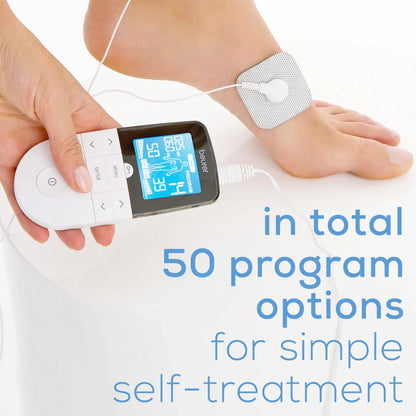 Beurer EM49 3‑in‑1 Portable TENS EMS Muscle Stimulator