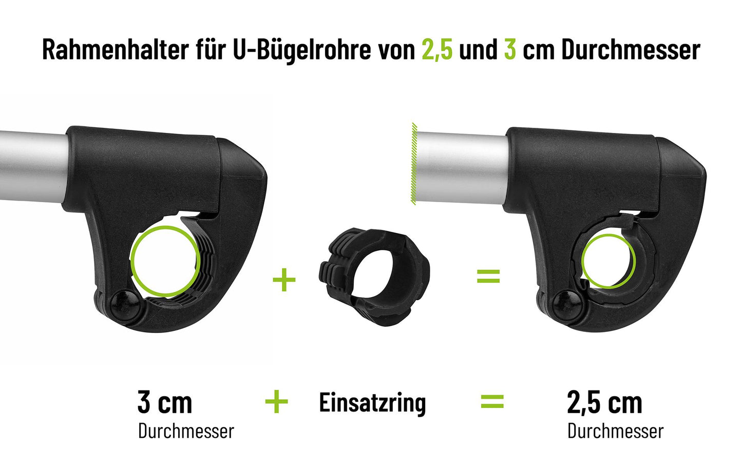 Strap frame holder long Ø 25&30mm