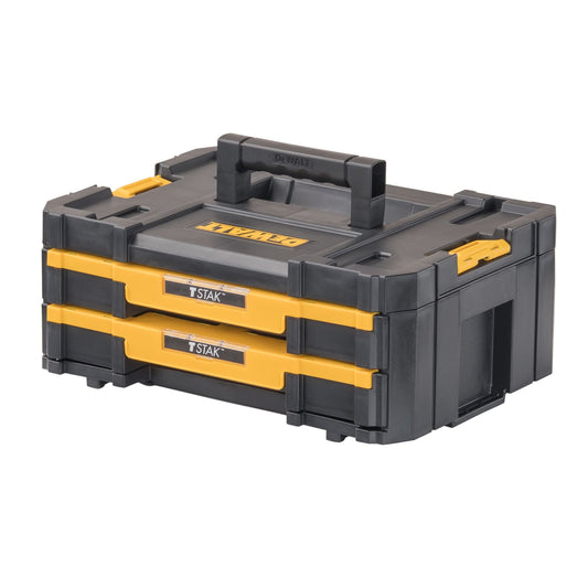 DEWALT TSTAK IV Double Shallow Drawer Portable Tool Storage System with Dividers