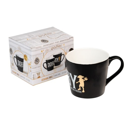 Official Harry Potter Dobby Ceramic Mug - 380ml Capacity, Dishwasher Safe