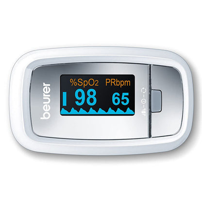 Beurer PO 30 Fingertip Pulse Oximeter for Accurate SpO2 & Heart Rate Monitoring