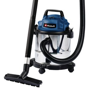 Einhell BT-NTS 12 Wet/Dry Vacuum Cleaner: Powerful 1250W Suction, 12L Capacity