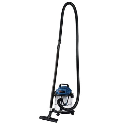 Einhell BT-NTS 12 Wet/Dry Vacuum Cleaner: Powerful 1250W Suction, 12L Capacity