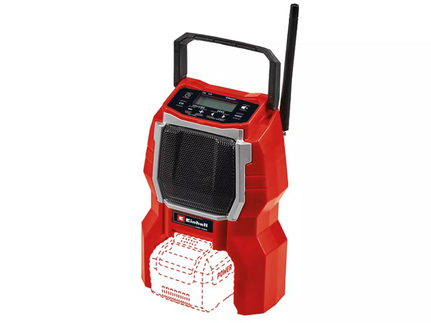 Einhell 18V Power X-Change Cordless Bluetooth Radio TC-RA 18 Li BT