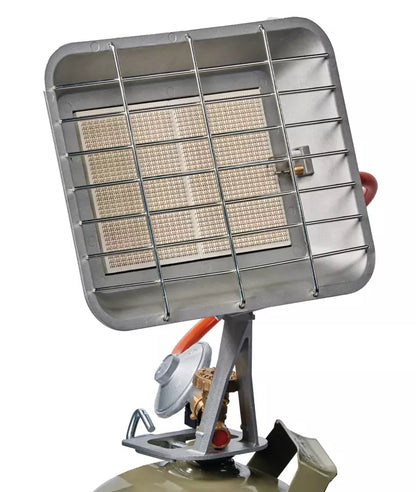 Einhell Portable Outdoor Gas Radiant Heater: Adjustable Heat, Piezo Ignition, Safe