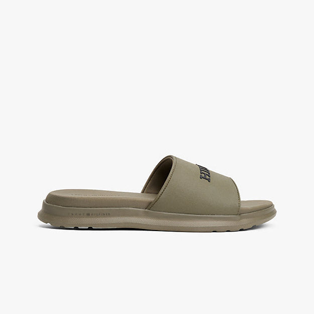 Men's Tommy Hilfiger Textured Logo Pool Slides - Durable Comfort