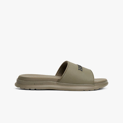 Men's Tommy Hilfiger Textured Logo Pool Slides - Durable Comfort