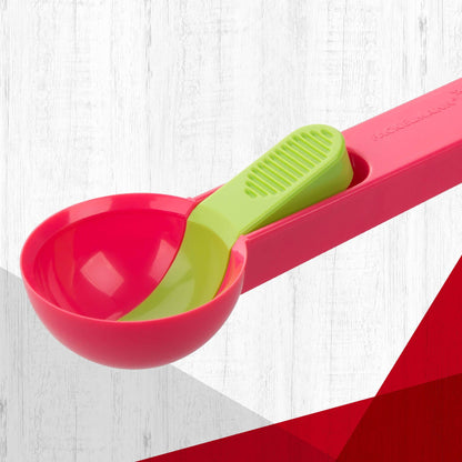 Fackelmann Two-Tone Plastic Ice Cream Scoop 19cm – Assorted Colours