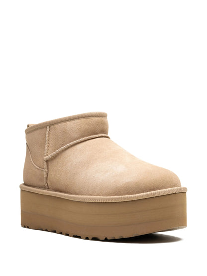 UGG Classic Ultra Mini Platform Boots: Cozy Sand Suede Women's Footwear