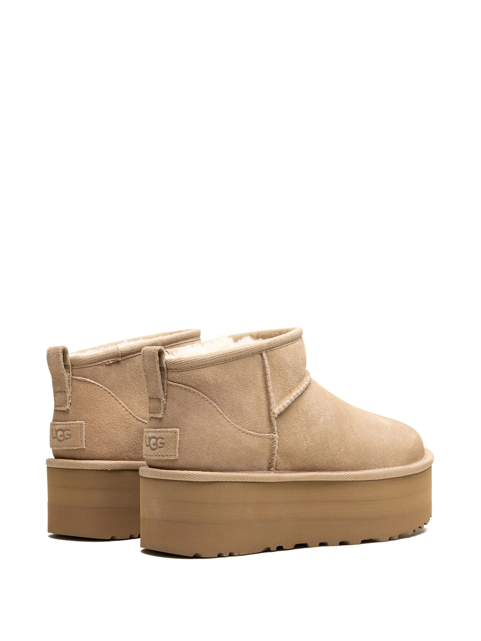 UGG Classic Ultra Mini Platform Boots: Cozy Sand Suede Women's Footwear